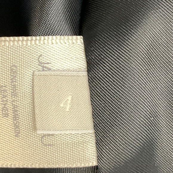 JASON WU CHARCOAL LAMBSKIN LEATHER JACKET - Picture 6 of 6